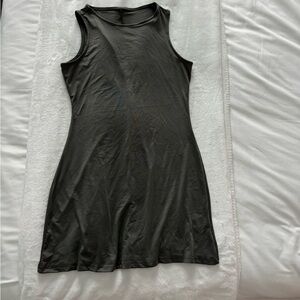 Grey Tank Mini Dress